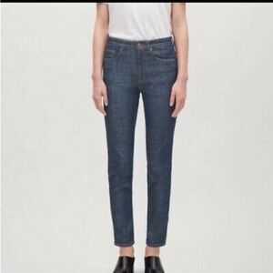 COS High Rise Skinny Fit Cropped Leg Jeans Size 2